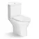 Orlando Rimless Close Coupled Corner Toilet With Soft Close Slim Seat