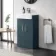 Harper Navy Blue Vanity with Semi Recessed Basin 500mm
