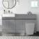 Foster Stone Grey Combination Vanity Basin 1500mm - Excludes Toilet