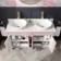 Bermuda Cashmere Pink Vanity with Marble Top & Oval Counter Top Basin 1200mm - Brushed Brass Accents