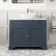Lucia Inky Blue Vanity with Marble Top & Oval Counter Top Basin 1030mm