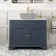 Lucia Inky Blue Cabinet with Marble Top 1030mm (Excludes Counter Top Basin) - Brushed Brass Accents