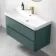 Corsica Midnight Green Basin Drawer Vanity 1000mm