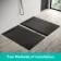 Tokyo Rectangular Matt Black Slate Texture Stone Shower Tray 1700x800mm