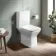 Dallas Rimless Close Coupled Toilet With Slim Soft Close Seat