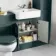 Monaco Midnight Green Basin Vanity 600mm