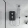 Gainsborough Slim Duo Electric Shower Piano Black 8.5KW