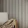 Trepanel Design® Ivory Slate Effect Slat on Black Felt Wall Panels