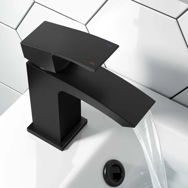 Brora Matt Black Cloakroom Basin Mixer Tap