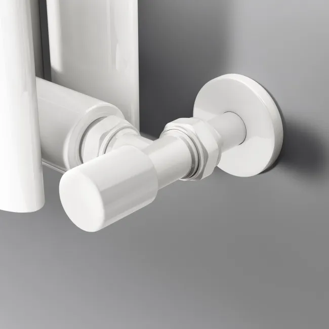 Marbella White Double Oval Panel Radiator 600x1200mm