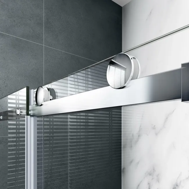 Oslo Premium Easy Clean 8mm Sliding Shower Door 1100mm