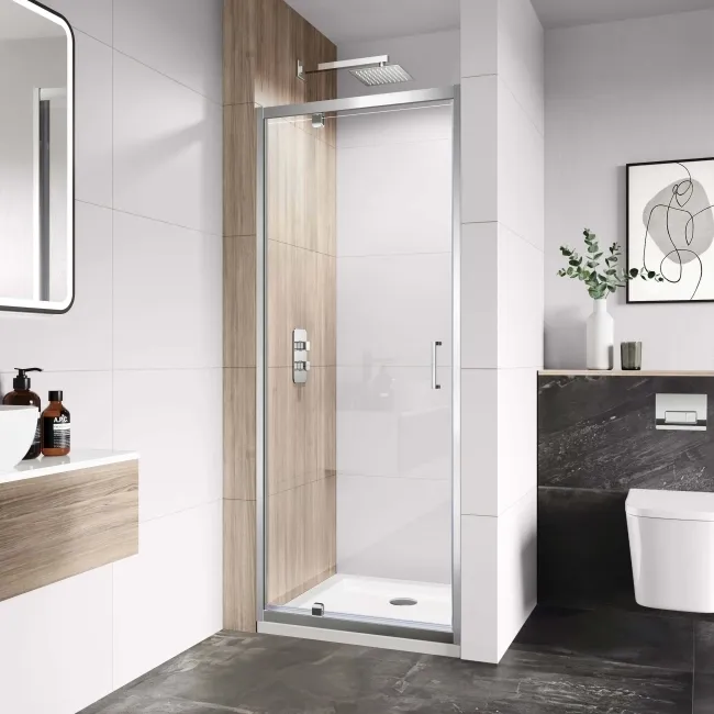 London 6mm Pivot Shower Door 700mm