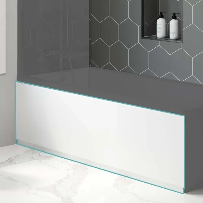 Gloss White Wooden Bath Front Panel 1800mm