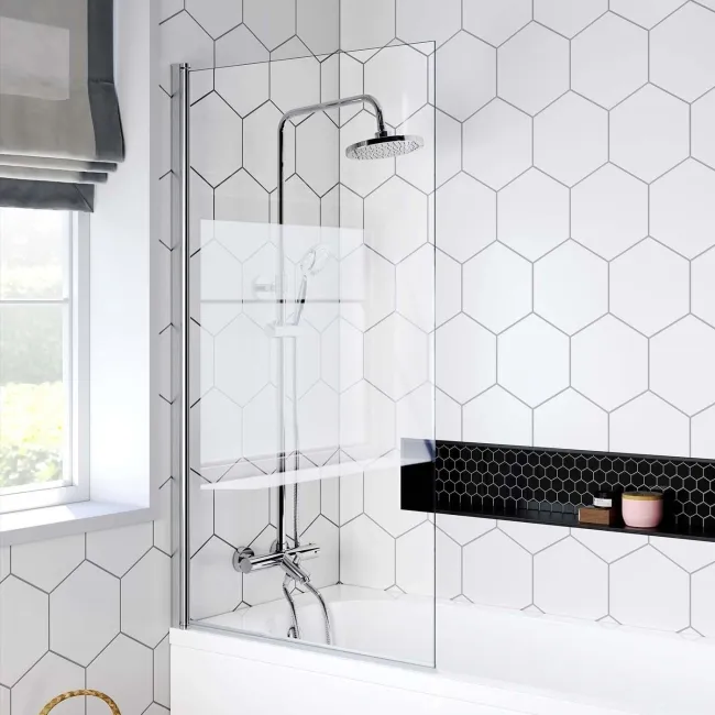 Venice 4mm Bath Screen - 800mm