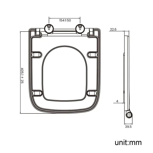 Chicago Quick Release Premium Soft Close Toilet Seat