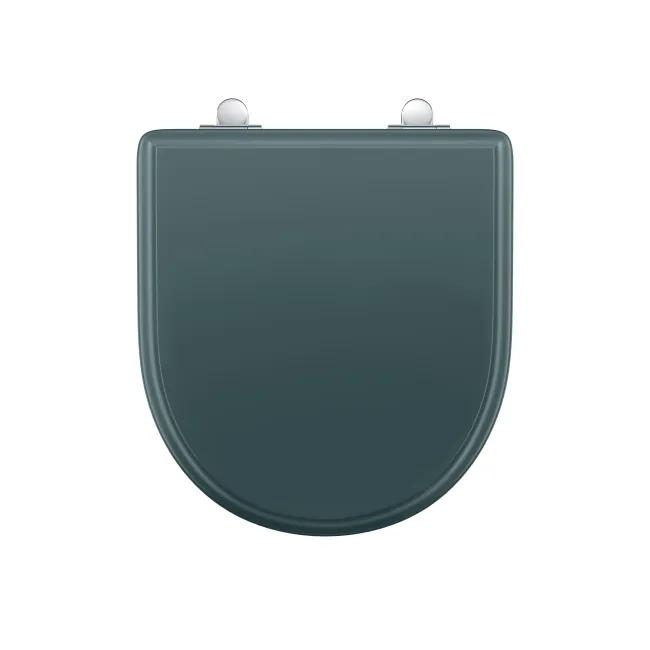 Kansas Traditional Midnight Green Wooden Soft Close Seat