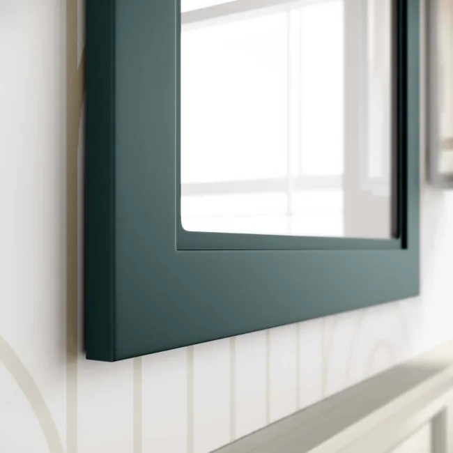 Midnight Green Bathroom Mirror 700x500mm