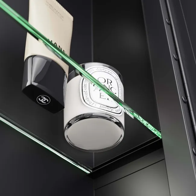 Mia Black Framed Mirror Cabinet 610x450mm