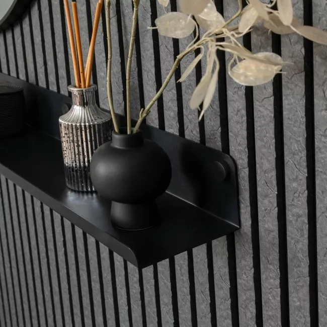 Trepanel Customise® Black Shelf 759mm inc Black Screws