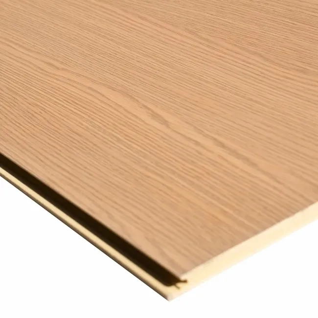 Trepanel Style® Warm Oak Brown Wood Effect Matt WPC Laminated Wall Panel