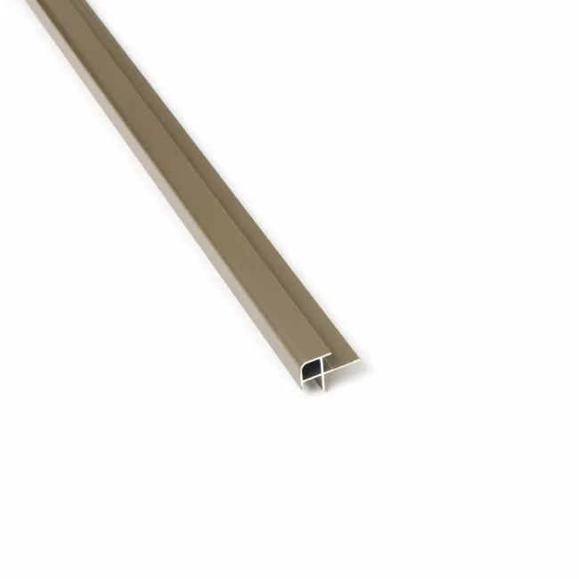 Trepanel Style® Brushed Champagne  Aluminium External Joint 11mm