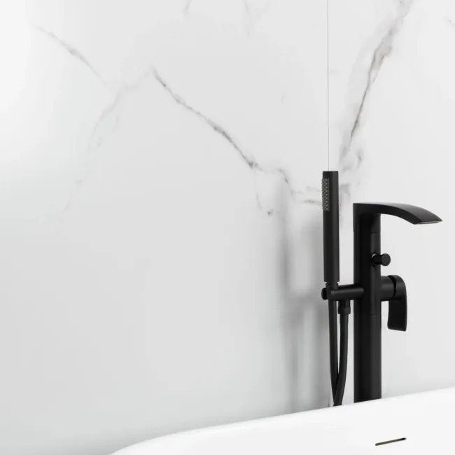 Trepanel Aqua Luxe® Carrara Soft Marble Effect Embossed Satin SPC XXL Wall Panel