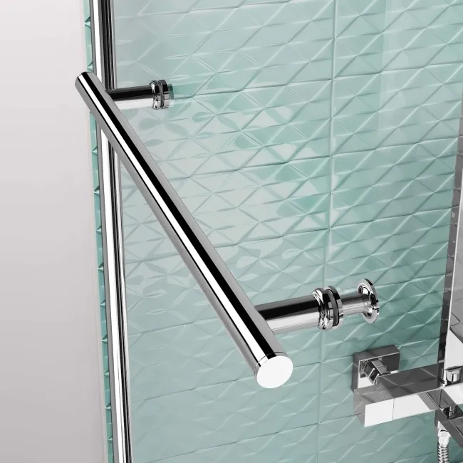 Stafford 1500x700 Shower Bath & 4mm Screen with Rail