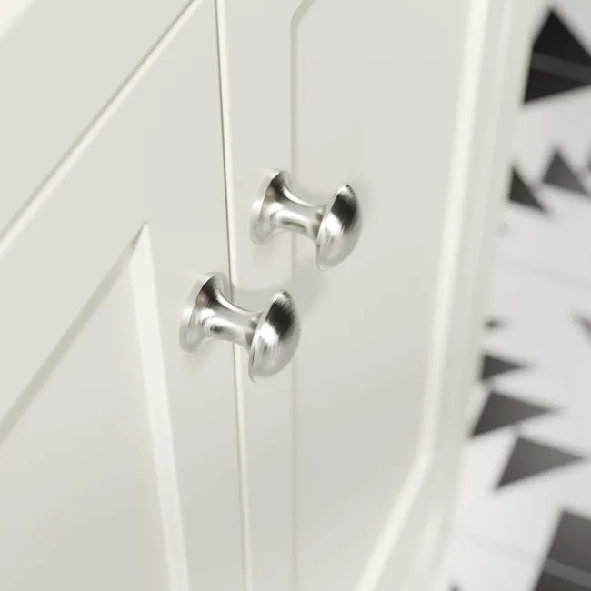 Bermuda Chalk White Vanity with Marble Top & Oval Counter Top Basin 1200mm