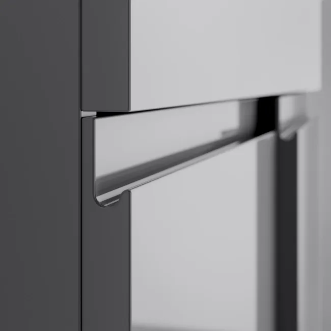 Trent Stone Grey Combination Vanity Basin and Aruba Toilet 1000mm