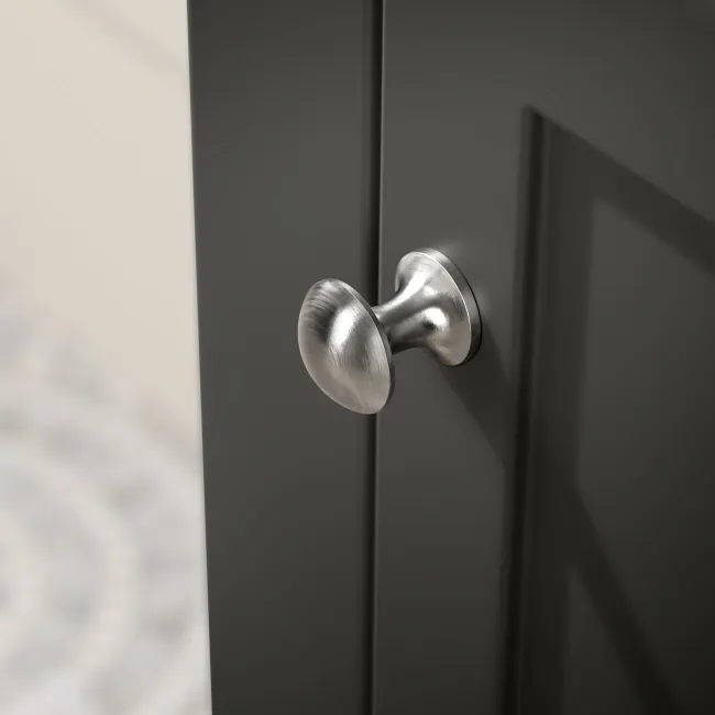 Bermuda Graphite Grey Cloakroom Basin Vanity 400mm