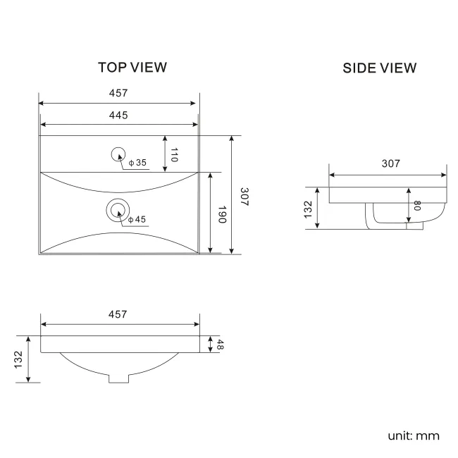 Avon Stone Grey Combination Vanity Basin and Miami Toilet 950mm - Black Accents