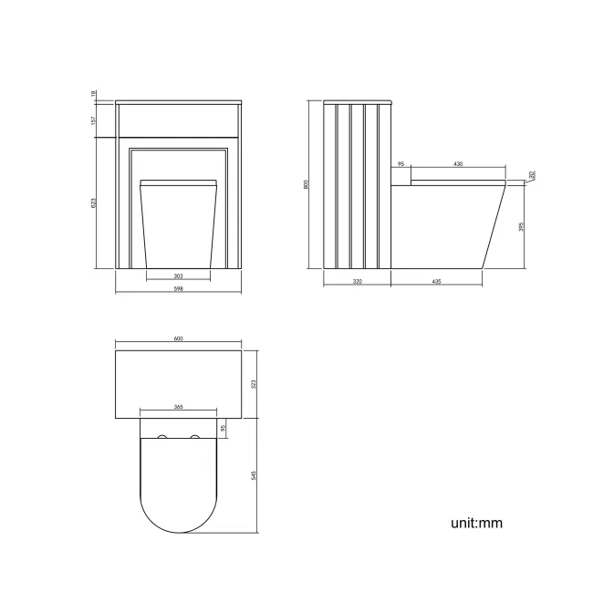 Traditional Midnight Green Back To Wall Unit and Boston Toilet