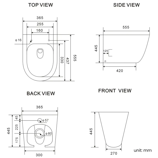 Sicily Fluted Black Walnut Combination Vanity Basin and Utah Comfort Height Toilet 1200mm - Chrome Handles - Right Handed