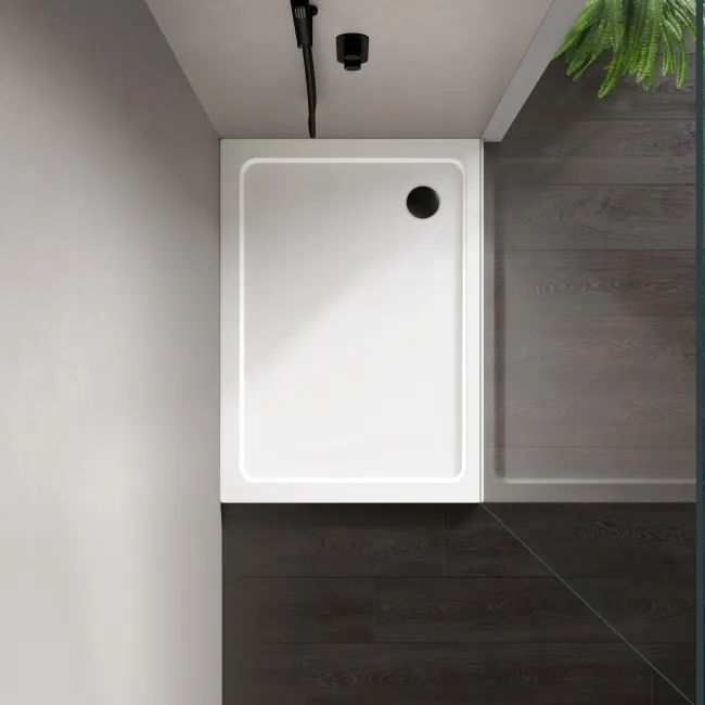 London Rectangular Stone Shower Tray 1100x760mm