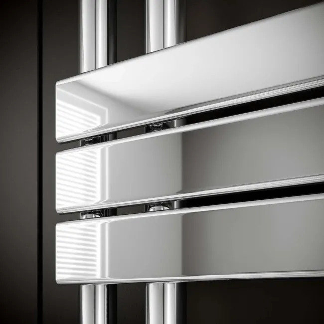 Seville Electric Chrome Designer Flat Panel Heated Towel Rail 800x450mm