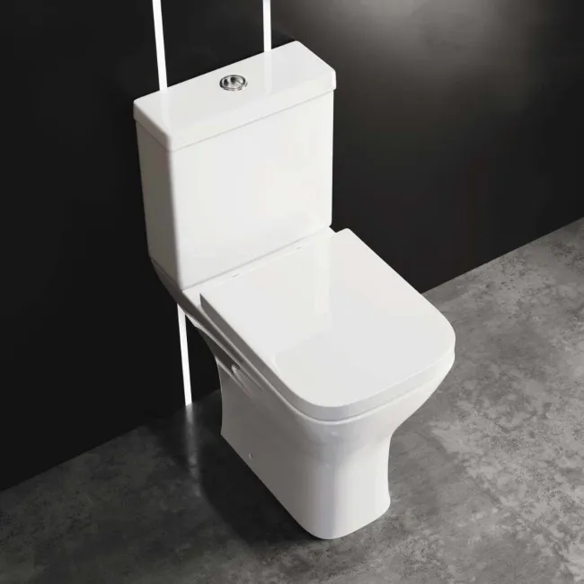 Atlanta Comfort Close Coupled Toilet With Soft Close Seat
