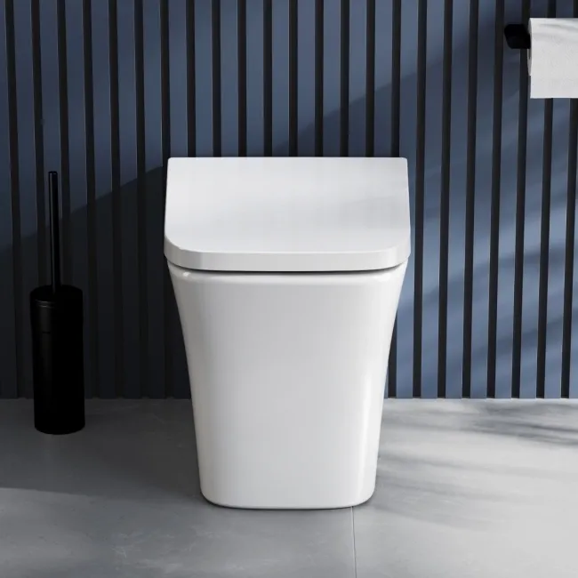 Houston Rimless Back To Wall Toilet With Premium Soft Close Seat