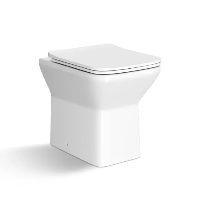 Dallas Rimless Back To Wall Toilet With Slim Soft Close Seat