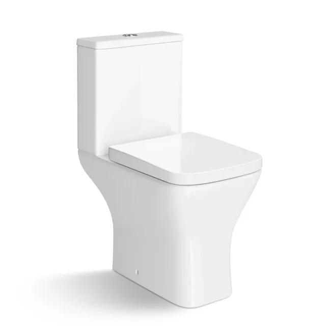 Boise Rimless Close Coupled Toilet With Soft Close Seat