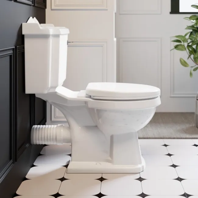 Lima Traditional Close Coupled Toilet With Soft Close Seat