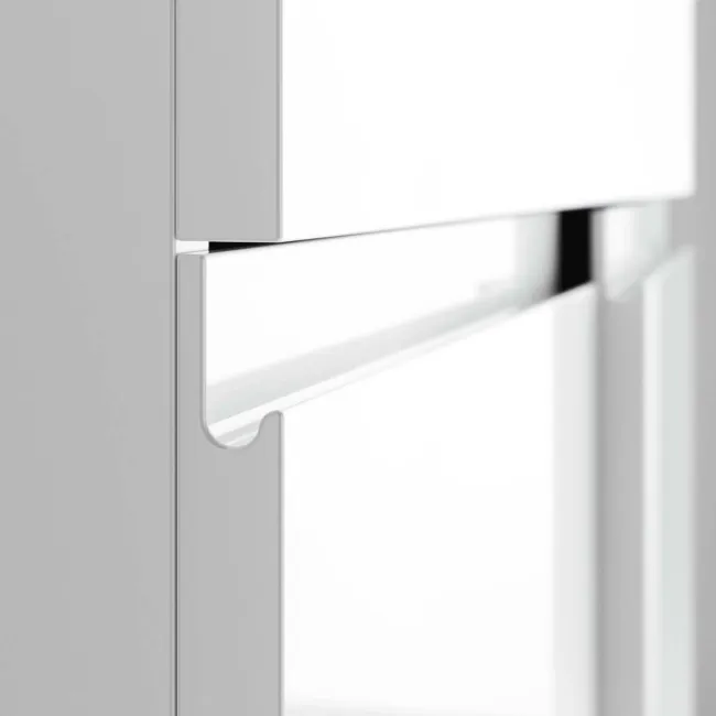 Trent Gloss White Double Basin Vanity 1200mm