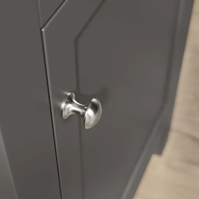 Bermuda Graphite Grey Basin Vanity Drawer and Back To Wall Toilet 1000mm (Excludes Pan & Cistern)