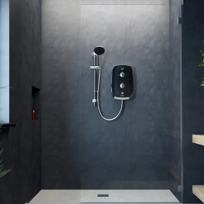 Aqualisa eMOTION Electric Shower - 9.5KW - Midnight Black