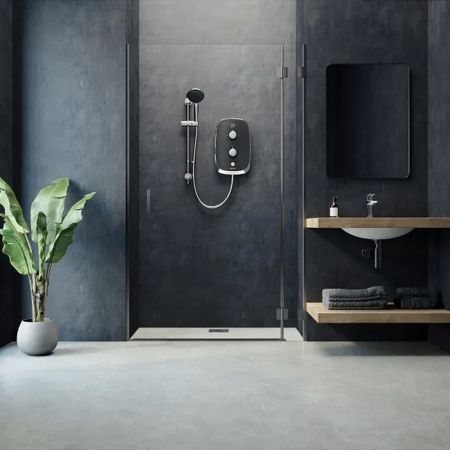 Aqualisa eMOTION Electric Shower - 9.5KW - Space Grey