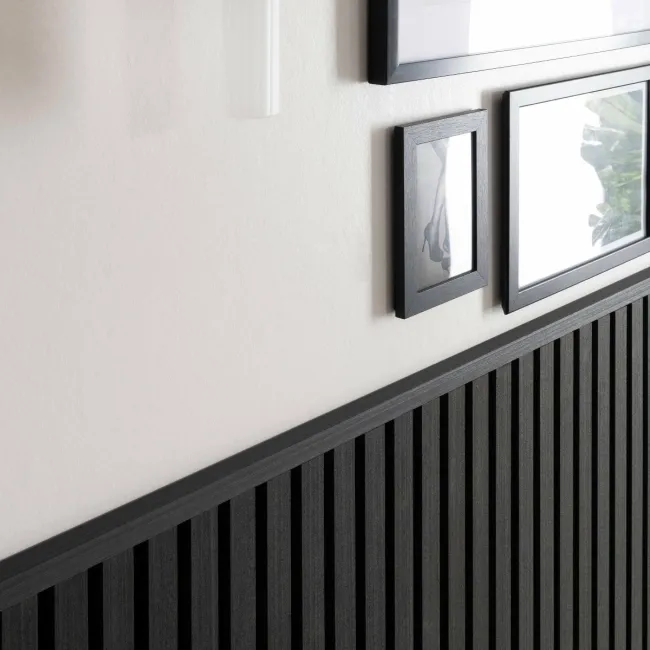 Trepanel® Black Wood Acoustic Wall Panel Trims