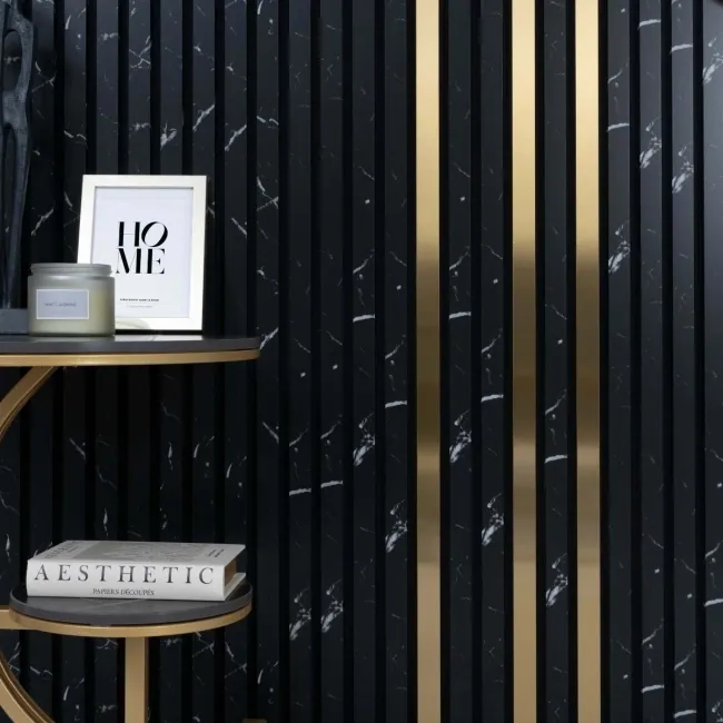 Trepanel® Stainless Steel Brass Decorative Acoustic Slat Cover