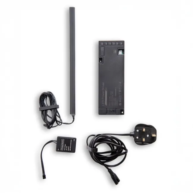 Trepanel Bright® Wall Panel WiFi LED Strip Lights Black Casing - 2.4m 4 Pack