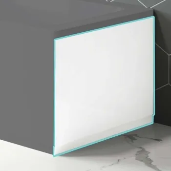 Gloss White Wooden Bath End Panel 750mm