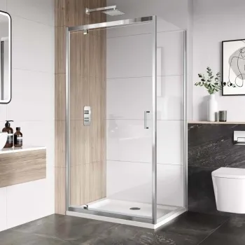 London 6mm Pivot Shower Enclosure 1000x760mm