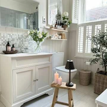 Lucia Chalk White Vanity with Marble Top & Undermount Basin 830mm